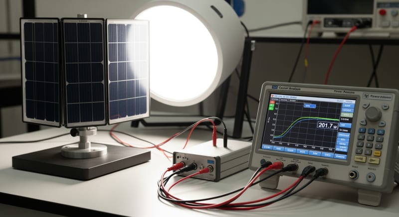 200w folding solar panel - performance testing and validation 2026