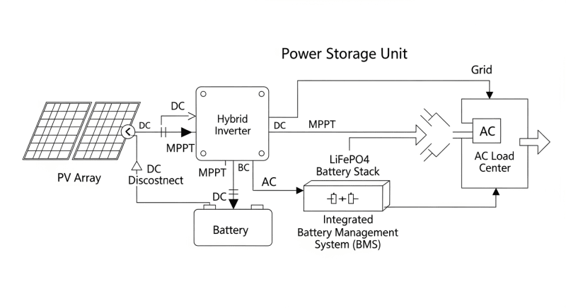 power storage unit - engineering architecture diagram 2026