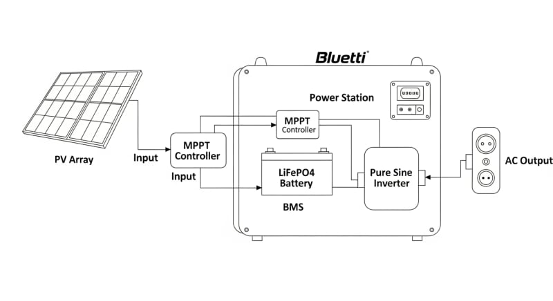 bluetti solar kit - engineering architecture diagram 2026