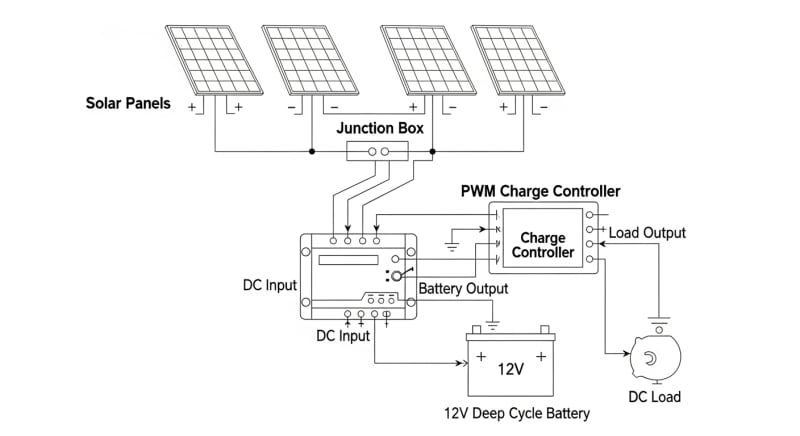 harbor freight solar kit - engineering architecture diagram 2026