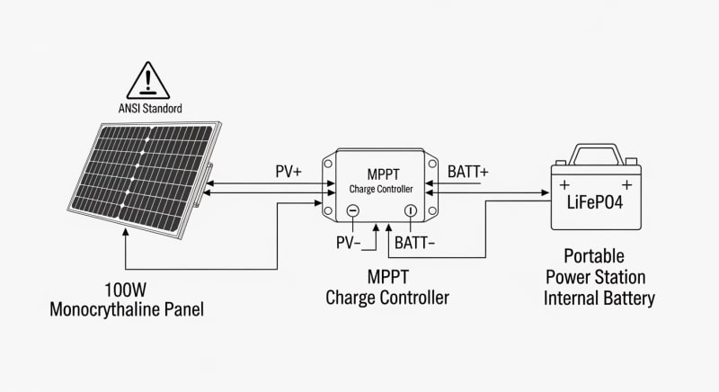 small solar panels for camping - engineering architecture diagram 2026