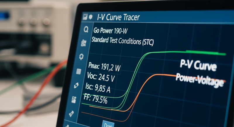go power 190 watt solar panel - performance testing and validation 2026