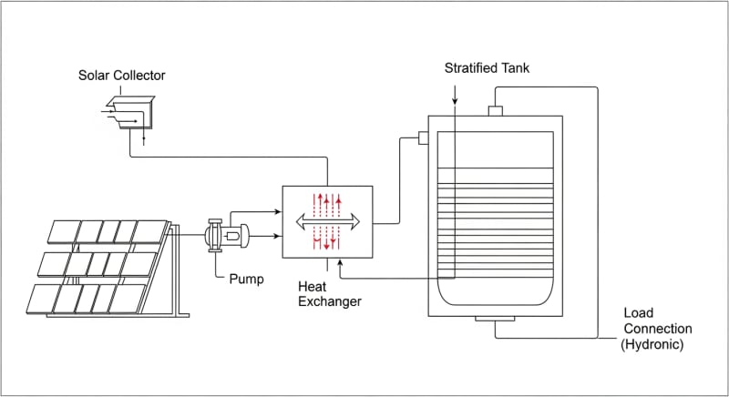 heat storage system - engineering architecture diagram 2026