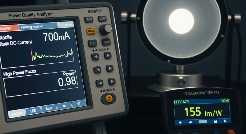 solar lighting kit - performance testing and validation 2026