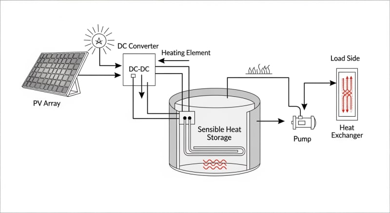 thermal storage - engineering architecture diagram 2026