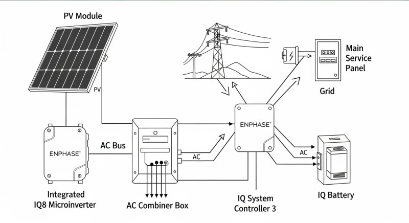 enphase storage - engineering architecture diagram 2026