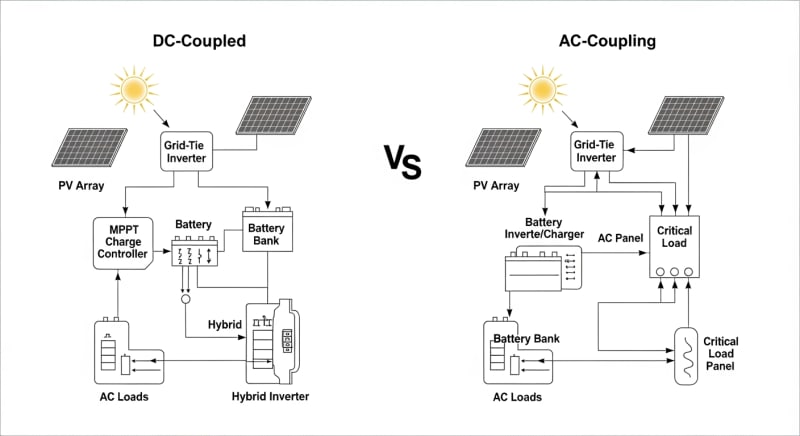 solar plus storage systems - engineering architecture diagram 2026