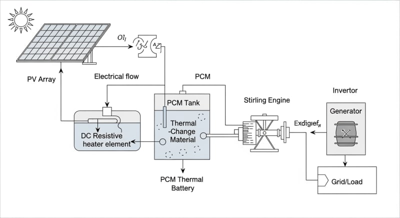 heat storage - engineering architecture diagram 2026