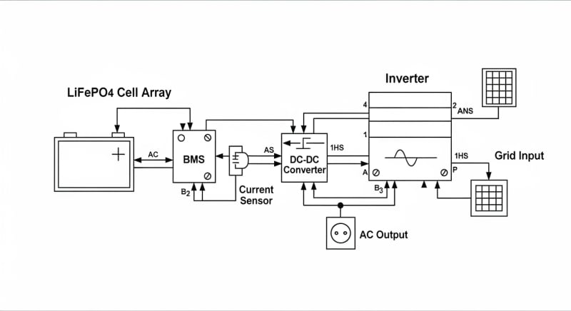 electricity storage unit - engineering architecture diagram 2026