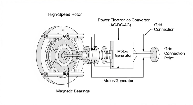 flywheel energy storage companies - engineering architecture diagram 2026