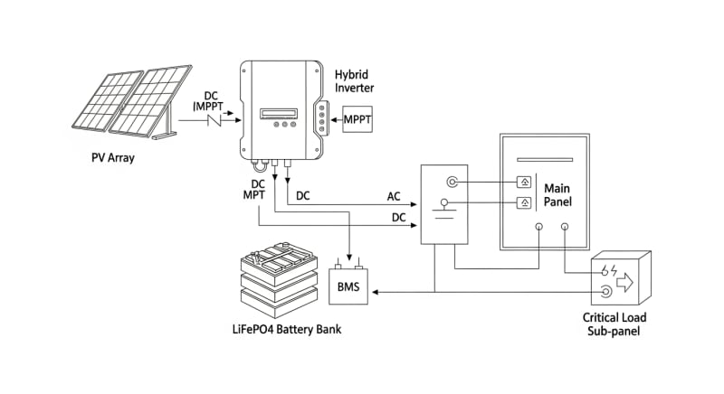 best solar power backup system - engineering architecture diagram 2026