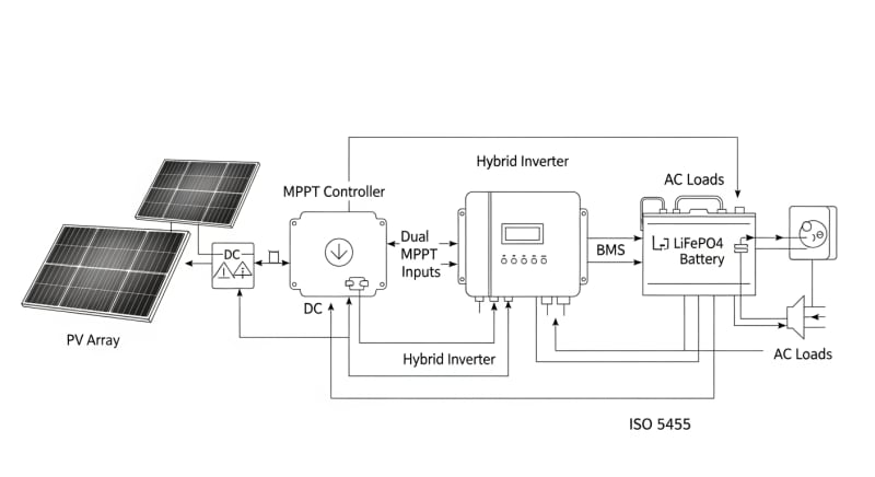 solar energy kit for home - engineering architecture diagram 2026