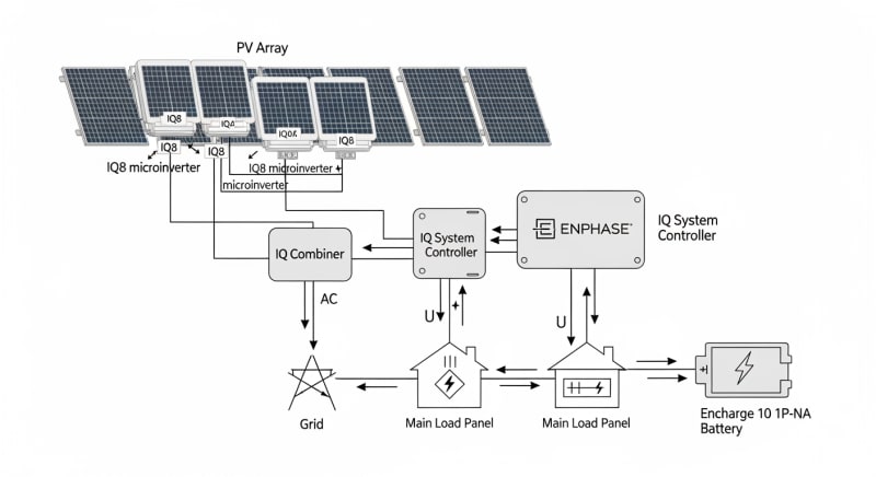 encharge 10 1p na - engineering architecture diagram 2026