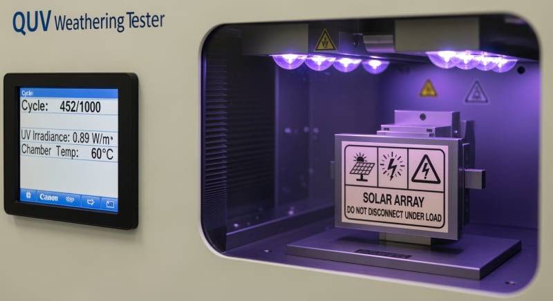 solar label kit - performance testing and validation 2026