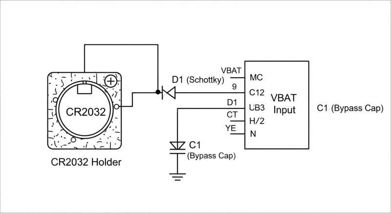 coin cell holder - engineering architecture diagram 2026