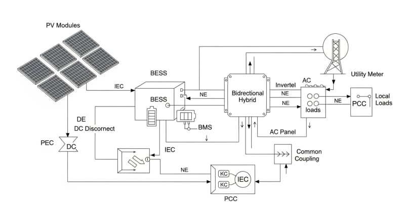 electrical storage systems - engineering architecture diagram 2026
