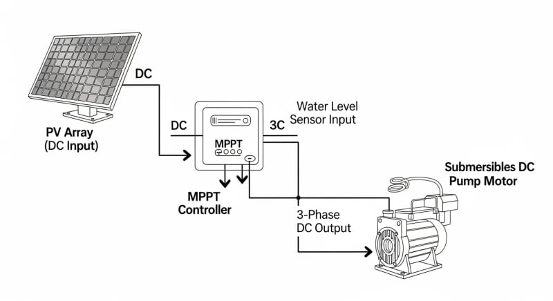 eco worthy solar well pump kit - engineering architecture diagram 2026