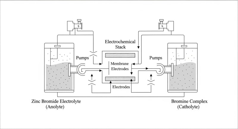 zinc bromide batteries - engineering architecture diagram 2026