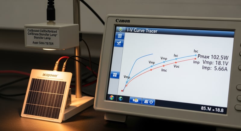 acopower solar panel - performance testing and validation 2026
