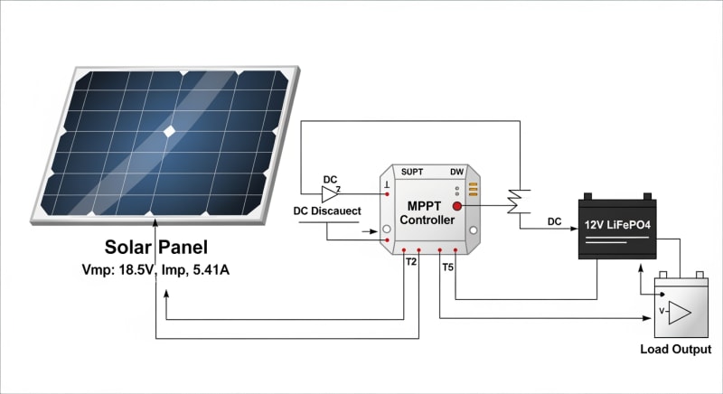 thunderbolt 100 watt solar panel - engineering architecture diagram 2026