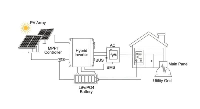 best home storage battery - engineering architecture diagram 2026