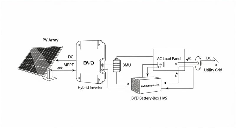 byd battery storage - engineering architecture diagram 2026
