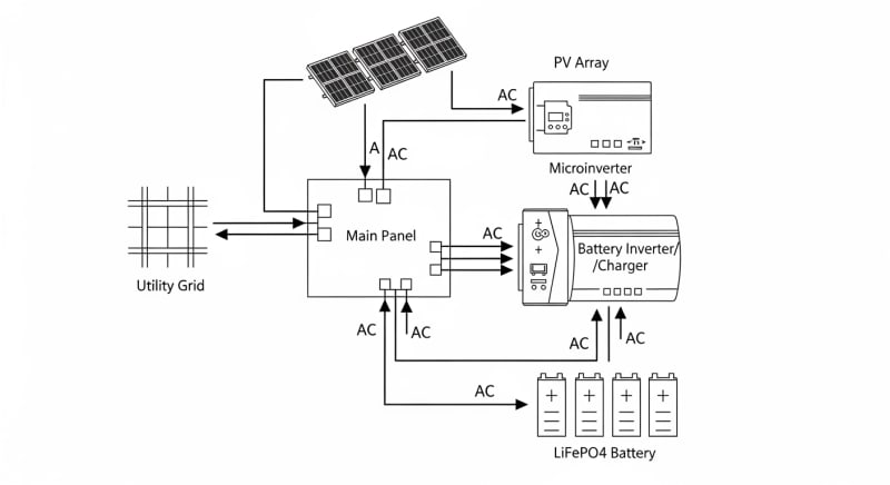 residential power storage - engineering architecture diagram 2026