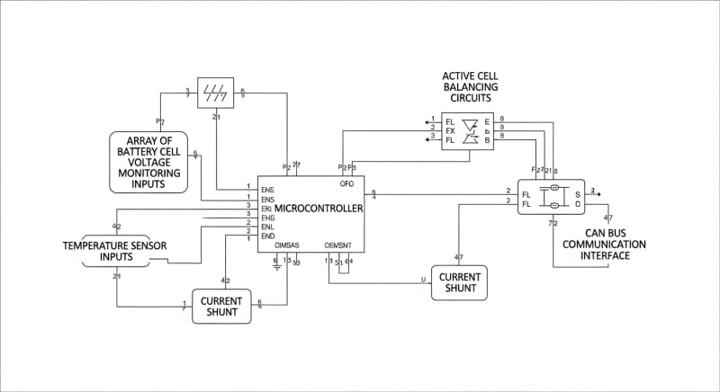 battery energy management system - engineering architecture diagram 2026