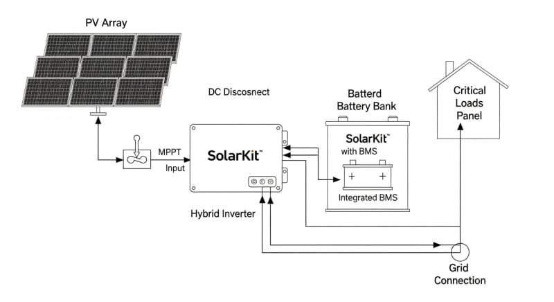 solutions solar batteries - engineering architecture diagram 2026