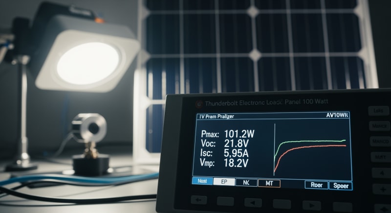 thunderbolt solar panel 100 watt - performance testing and validation 2026