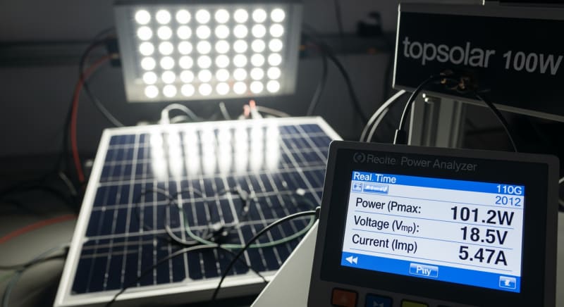 topsolar 100w solar panel - performance testing and validation 2026