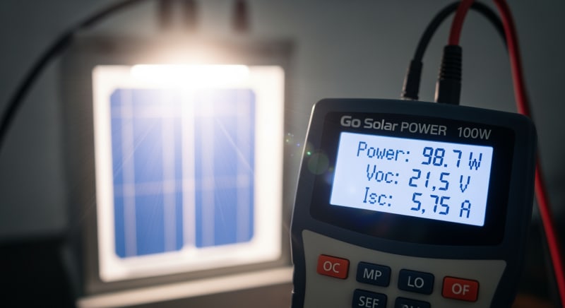 go power 100 watt solar panel - performance testing and validation 2026
