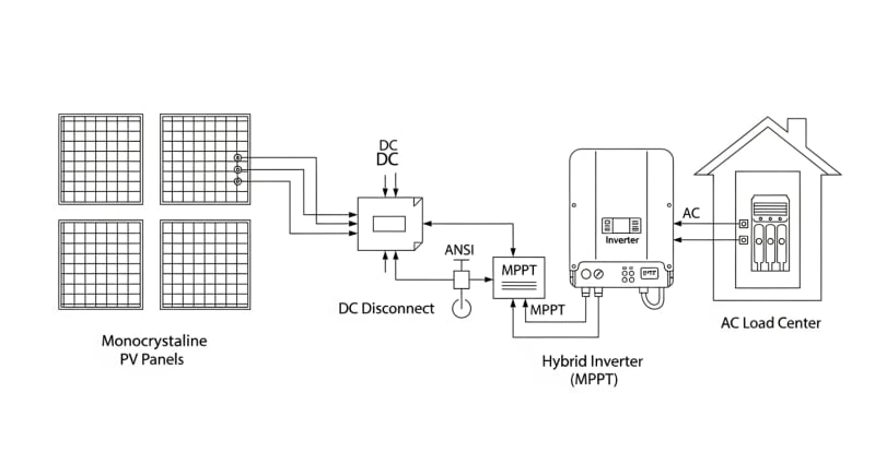 solar roof kit - engineering architecture diagram 2026