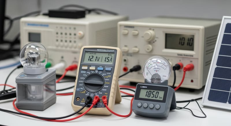 solar panel and light kit - performance testing and validation 2026