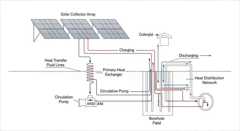 underground thermal energy storage - engineering architecture diagram 2026