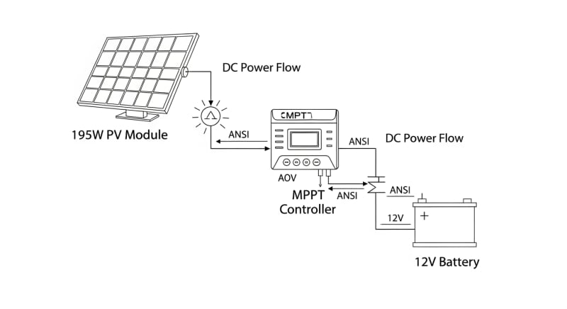 eco worthy 195 watt solar panel - engineering architecture diagram 2026