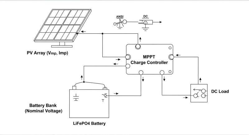 solar panel charging kit - engineering architecture diagram 2026