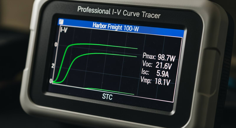 harbor freight solar panels 100 watt - performance testing and validation 2026