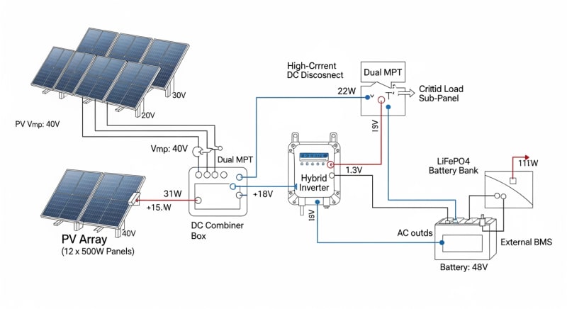 6000 watt solar panel kit - engineering architecture diagram 2026
