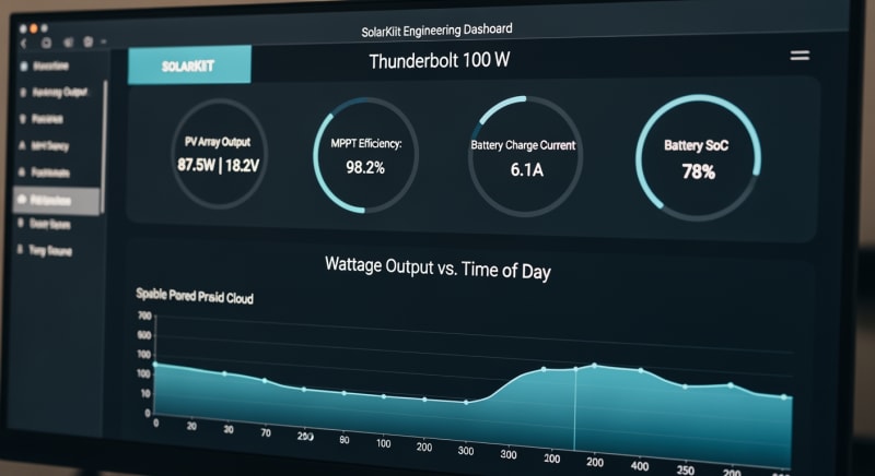 thunderbolt 100 watt solar panel kit - performance testing and validation 2026