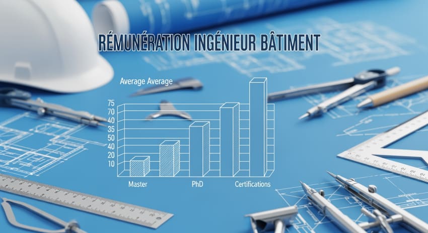Détails Rémunération Ingénieur Bâtiment - 4Génie Civil