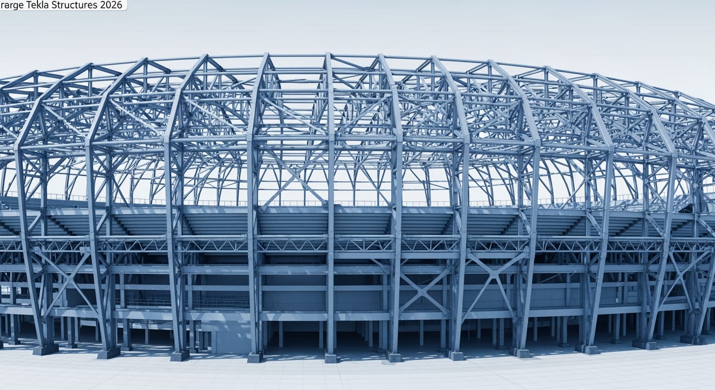 Télécharger Tekla Structures 2026 : Guide d'Installation et Nouveautés 1 Télécharger Tekla Structures 2026 - 4Génie Civil