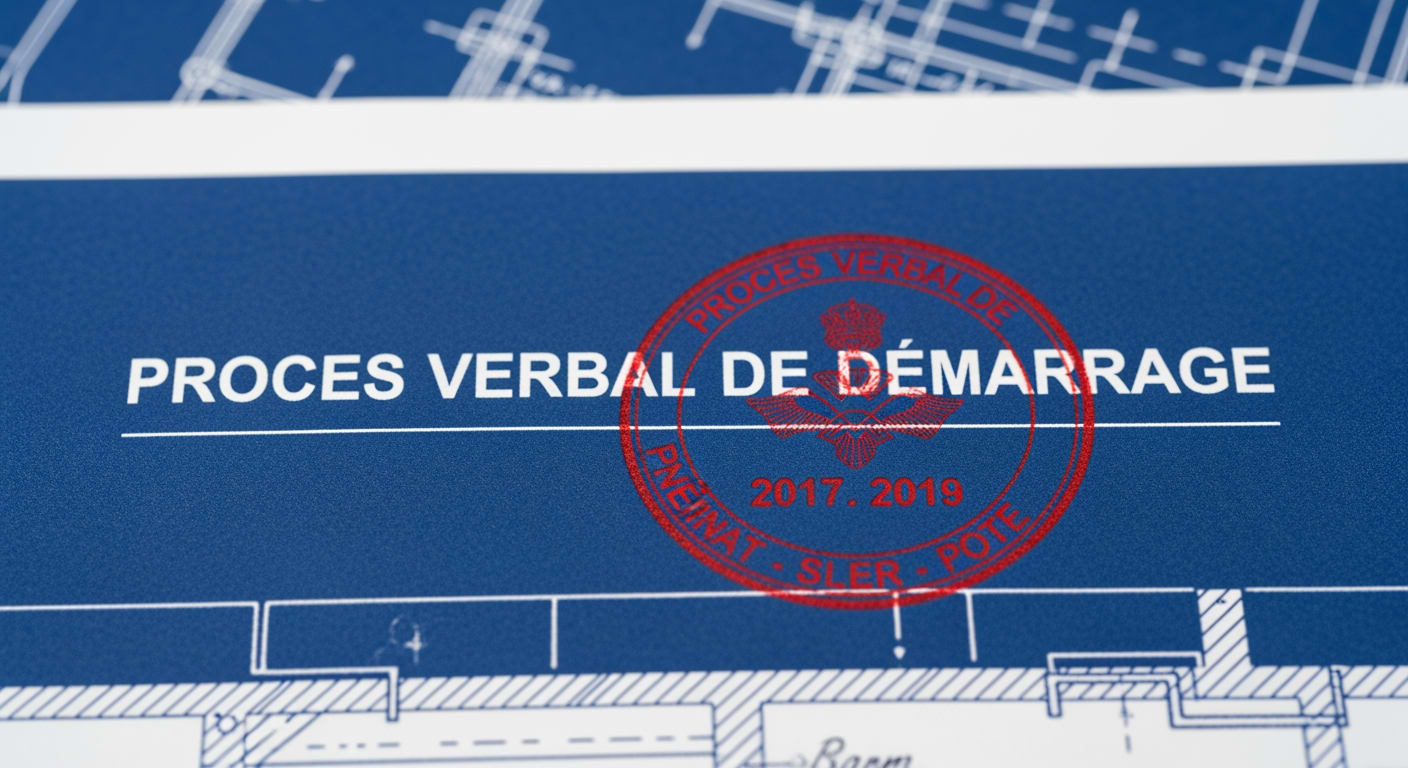 Procès-Verbal de Démarrage : Le Procès-Verbal de Démarrage : Guide Complet & Modèle (2026) 2 Procès-Verbal de Démarrage - 4Génie Civil