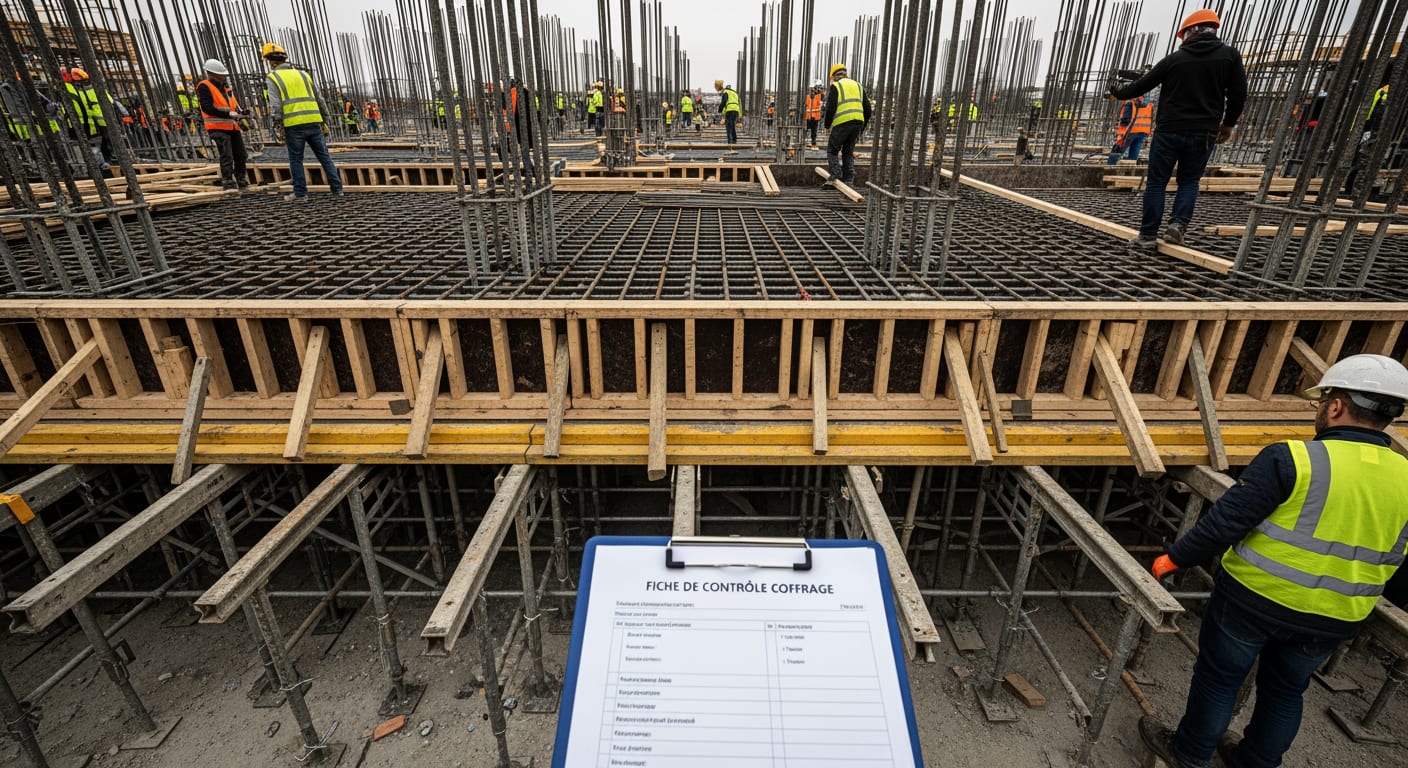 Fiche de Contrôle Coffrage - 4Génie Civil