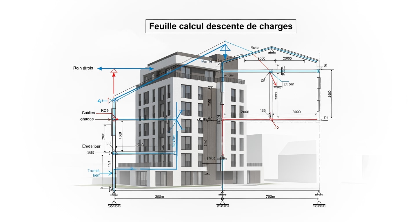 Feuille calcul descente de charges - 4Génie Civil