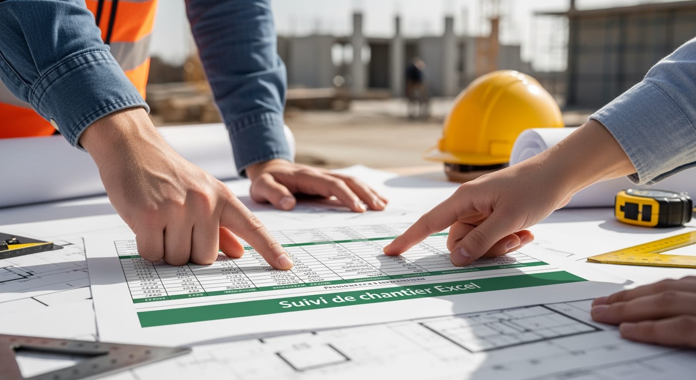 Suivi de chantier Excel : Application Excel de Suivi de Chantier BTP : Modèle Prêt à Télécharger (Update 2026) 3 Suivi de chantier Excel - 4Génie Civil