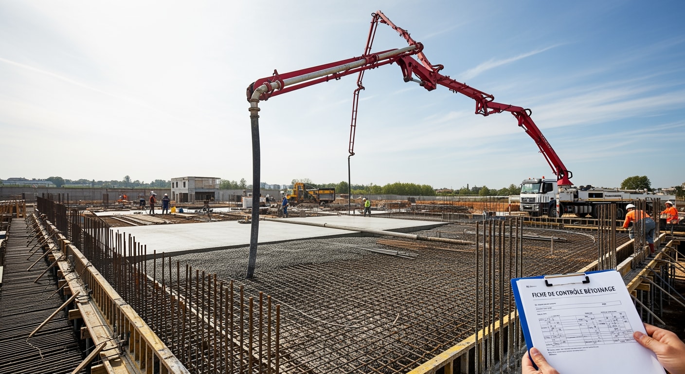 Fiche de Contrôle Bétonnage - 4Génie Civil