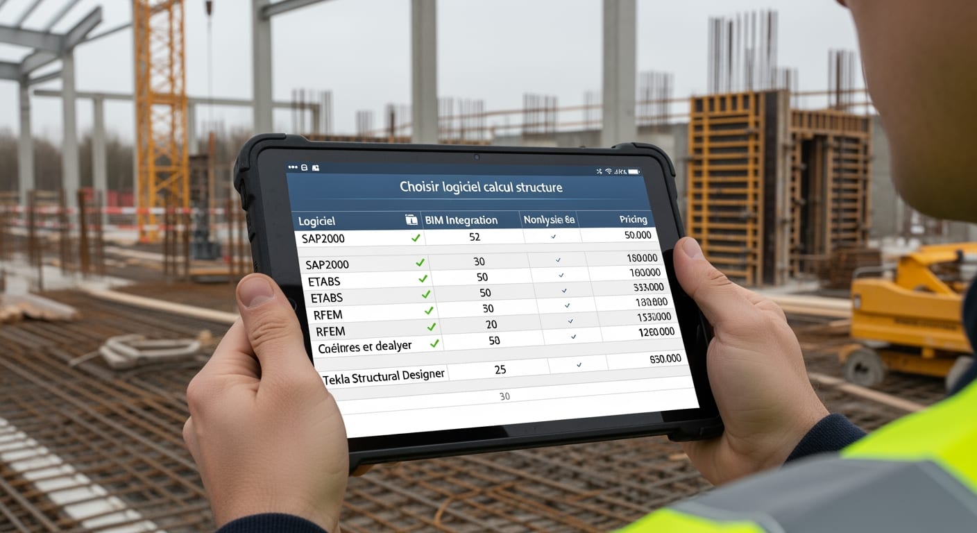 Choisir logiciel calcul structure - 4Génie Civil