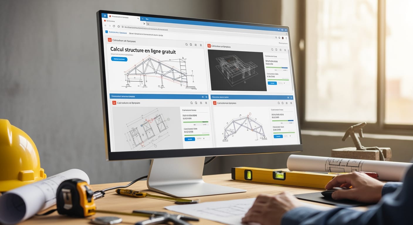Calcul structure en ligne gratuit - 4Génie Civil