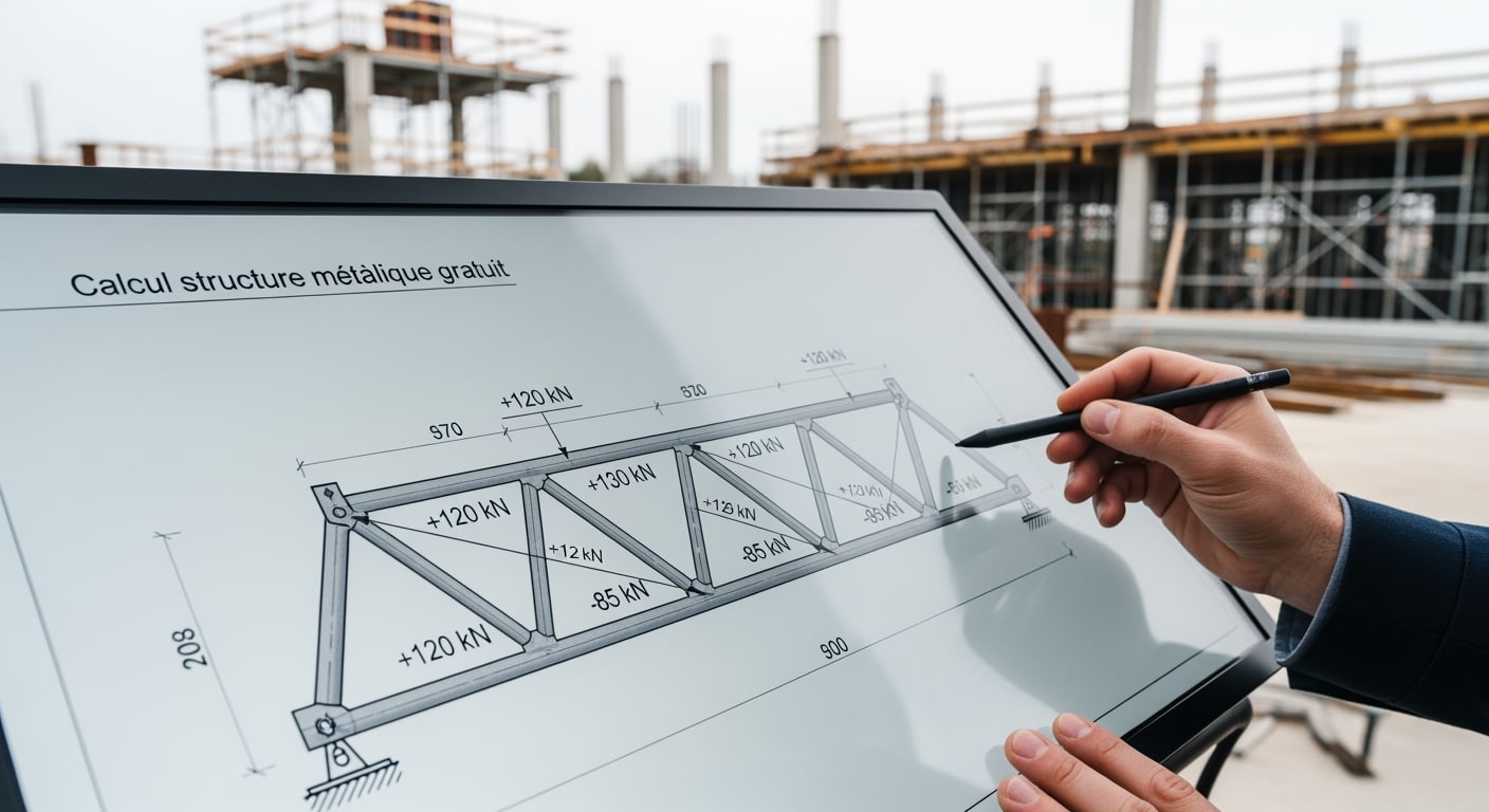 Calcul structure métallique gratuit - 4Génie Civil